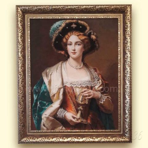 Оформленная вышивка  - ткань: Аида 18 ct, техника: крестик в 2 нитки<br>Автор вышивки:  Татьяна Бондарева (Tatyana08)