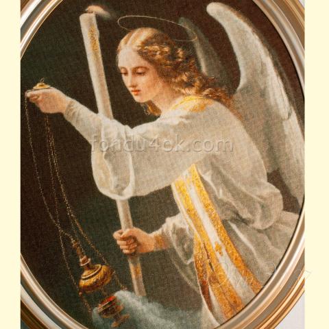 Вышивка  - ткань: Лугана 25 ct, техника: петит-поинт <br>Автор вышивки: Денис Денисов