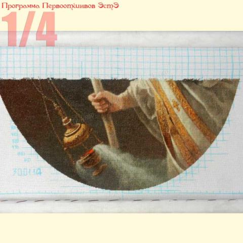 Вышивка  - ткань: Лугана 25 ct, техника: петит-поинт <br>Автор вышивки: Елена Казаева (Ladotka)<br>Программа Первоотшивов 2014, приз 1/4 работы