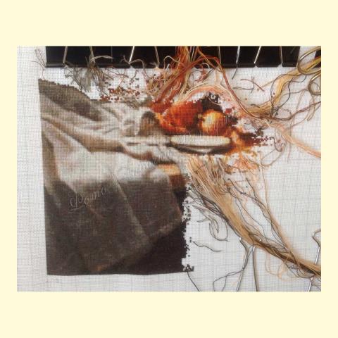 Вышивка  - ткань: Аида 20 ct, техника: крестик в 2 нитки<br>Автор вышивки: Антонова Верника