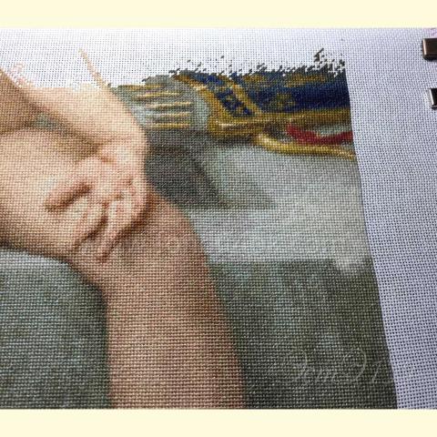 Вышивка  - ткань: Лугана 25 ct, техника: петит-полукрест <br>Автор вышивки: Татьяна Федина (tatusha)