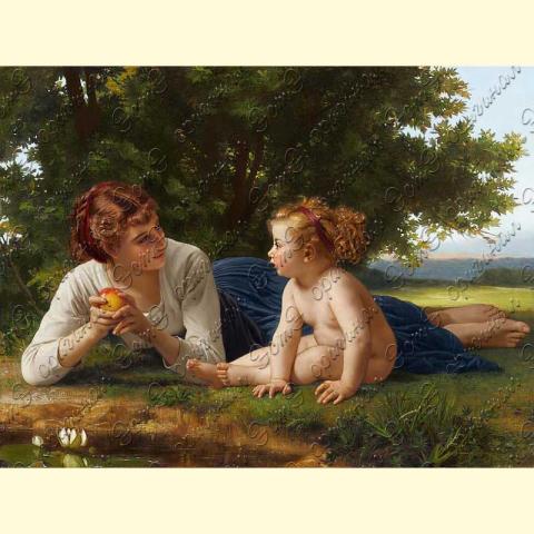 Оригинал схемы - отредактированная репродукция картины