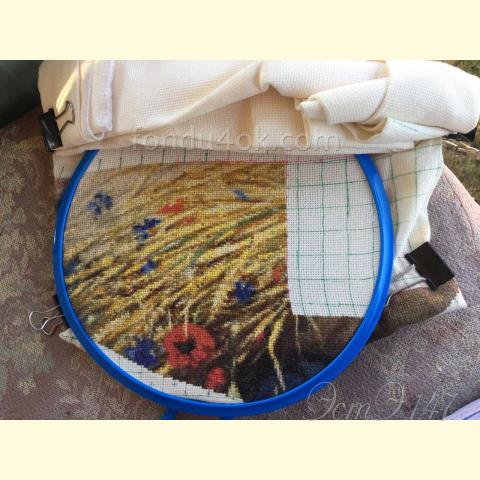 Вышивка  - ткань: Аида 18 ct, техника: крестик <br>Автор вышивки: Надежда Полянская