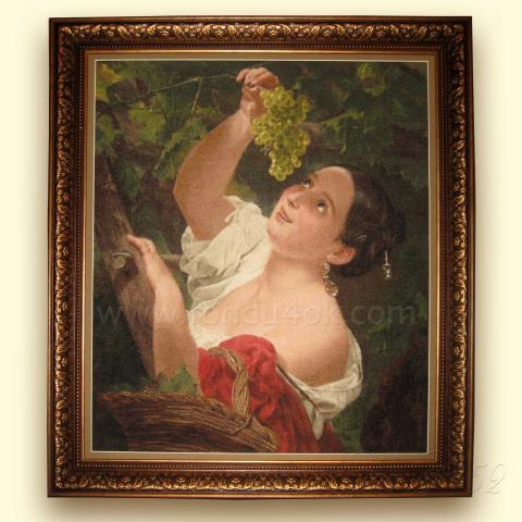 Оформленная вышивка  - ткань: Аида 18 ct, техника: крестик в 2 нитки <br>Автор вышивки: Деревянченко Елена Валерьевна