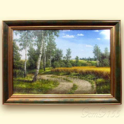 Оформленная вышивка  - ткань: Аида 18 ct, техника: крестик в 2 нитки<br>Автор вышивки: Ольга Гераськина