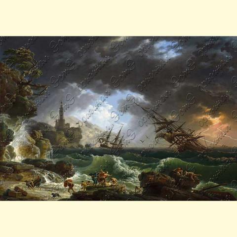 Оригинал схемы - отредактированная репродукция картины