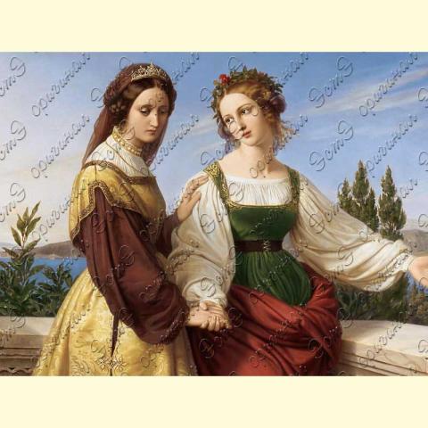 Оригинал схемы - отредактированная репродукция картины