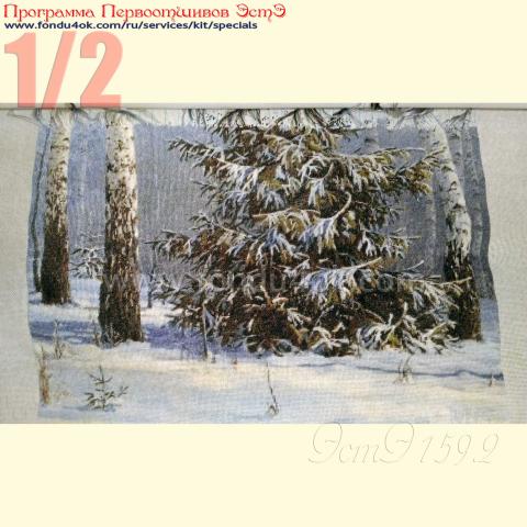 Вышивка  - ткань: Страмин-Конгресс 24 ct, , техника: петит/полукрест <br>Автор вышивки: Мария (marycia)<br>Программа Первоотшивов 2017, приз 1/2 работы