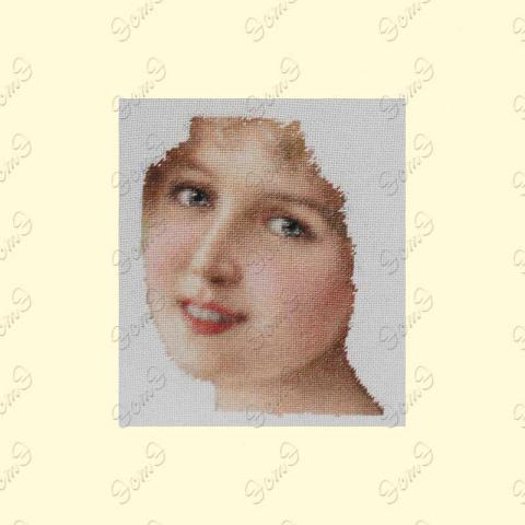 Вышивка  - ткань: Лугана 25 ct, техника: петит-поинт <br>Автор вышивки:  ЭстЭ