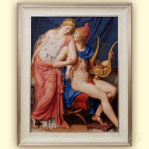 Вышивка в оформлении  - ткань: Лугана 25 ct, техника: петит-полукрест<br>Автор вышивки: Ирина Артюхина (lubirina)