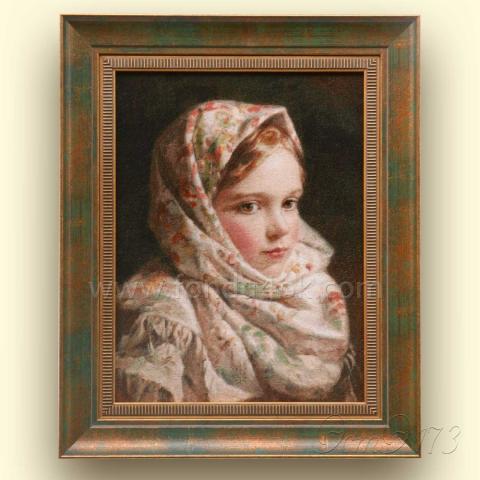 Оформленная вышивка  - ткань: Конгресс-страмин 24 ct, техника: петит-поинт <br>Автор вышивки: Датченко Ирина (mamila205)