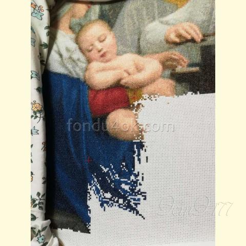 Вышивка  - ткань: Аида 16 ct, техника: крестик в 2 нитки<br>Автор вышивки: Юлия Беседина  (Julia_D)