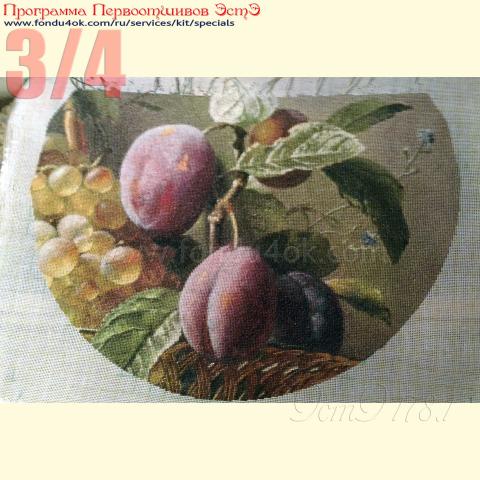 Вышивка  - ткань: Сетка гобеленовая 25 ct, техника: петит/полукрест <br>Автор вышивки: Мария Зубанова (marycia)<br>Программа Первоотшивов 2018, приз 3/4 работы