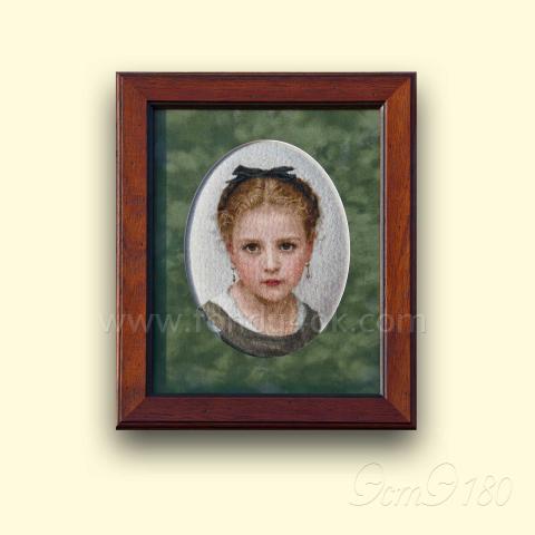 Оформленная вышивка  - ткань: Линда 27 ct, техника: петит-поинт <br>Автор вышивки: Екатерина Мусатова  (GattoC)