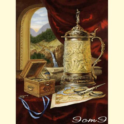 Скрин - компьютерное изображение схемы вышивки