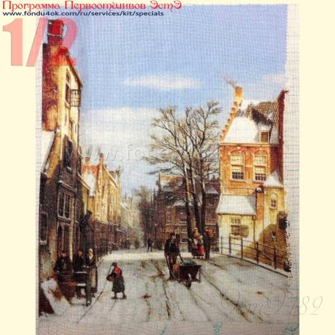 Вышивка  - ткань: Страмин-Конгресс 24 ct, , техника: петит/полукрест <br>Автор вышивки: Лада (Ladanya)<br>Программа Первоотшивов 2015, приз 1/2 работы