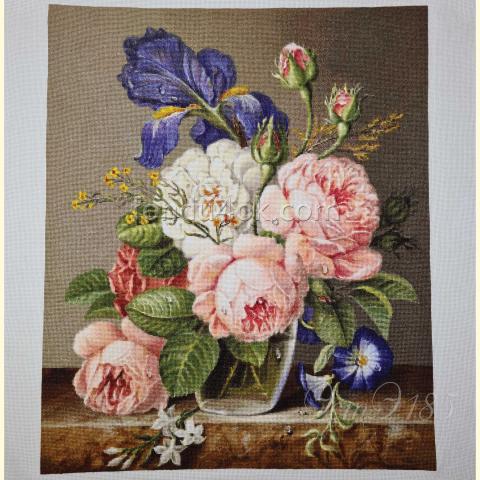 Вышивка  - ткань: Аида 18 ct, техника: крестик в 2 нитки<br>Автор вышивки: Светлана Кузина (Ланая)