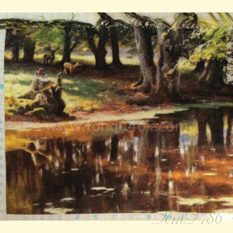 Вышивка  - ткань: cетка 25 ct, техника: петит-поинт <br>Автор вышивки: Елена Струтынская (leka2503)