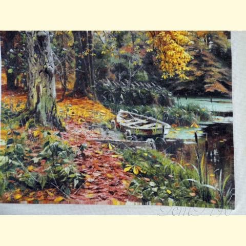 Вышивка  - ткань: Страмин-Конгресс 24 ct, техника: петит/полукрест <br>Автор вышивки: Елена (Elena_V)