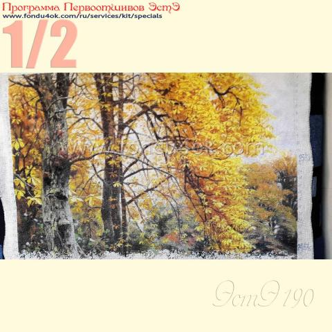 Вышивка  - ткань: Страмин-Конгресс 24 ct, техника: петит/полукрест <br>Автор вышивки: Надежда (Надежда_из_Риги)<br>Программа Первоотшивов 2016, приз 1/2 работы