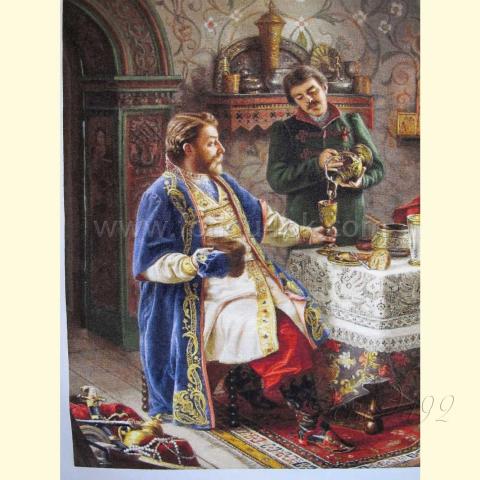 Вышивка  - ткань: Аида 18 ct, техника: крестик в 2 нитки<br>Автор вышивки: Лариса Бекряшева (ЛаВи)