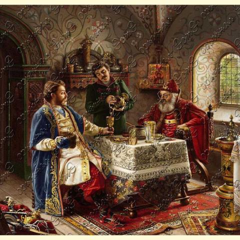 Оригинал схемы - отредактированная репродукция картины