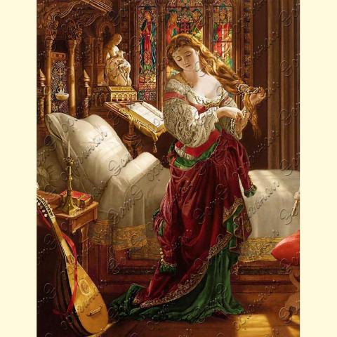 Оригинал схемы - отредактированная репродукция картины