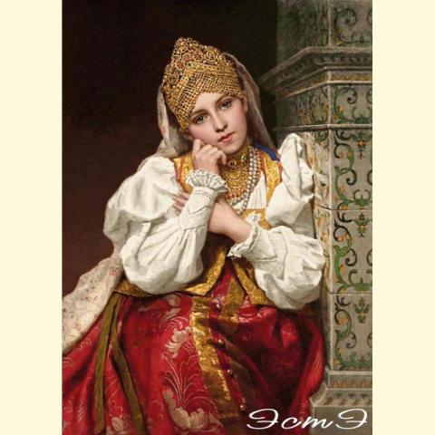 Скрин - компьютерное изображение схемы вышивки