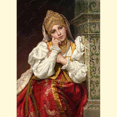 Оригинал схемы - отредактированная репродукция картины