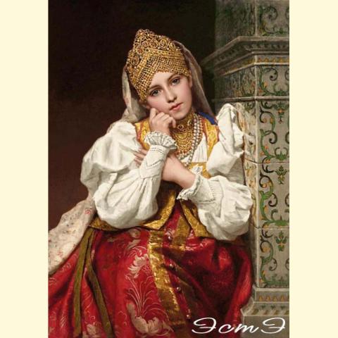 Скрин - компьютерное изображение схемы вышивки