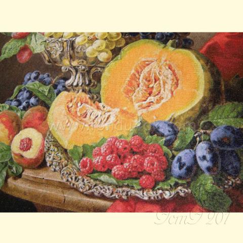 Вышивка  - ткань: cетка гобеленовая 25 ct, техника: петит-поинт <br>Автор вышивки: Плешкова Марина (Marnik)