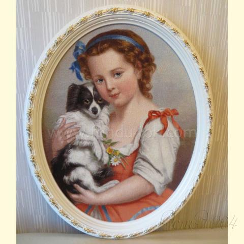 Оформленная вышивка  - ткань: Аида 20 ct, техника: крестик в 2 нитки<br>Автор вышивки: Макарова Ирина  (irma)