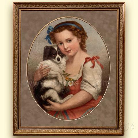 Оформленная вышивка  - ткань: Аида 18 ct, техника: крестик в 2 нитки<br>Автор вышивки: Анна Ефимова (Hannah)