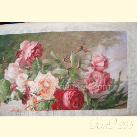 Вышивка  - ткань: Страмин-Конгресс 24 ct, , техника: петит/полукрест <br>Автор вышивки: Кудинова Елена (eлка)