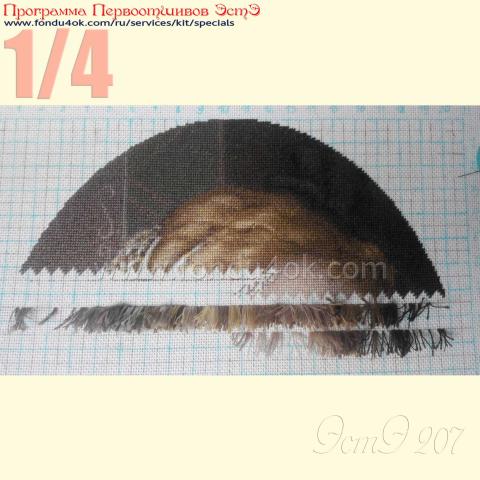 Вышивка  - ткань: Лугана 25 ct, техника: петит-поинт <br>Автор вышивки: Ольга Захарова (огонек)<br>Программа Первоотшивов 2015, приз 1/4 работы