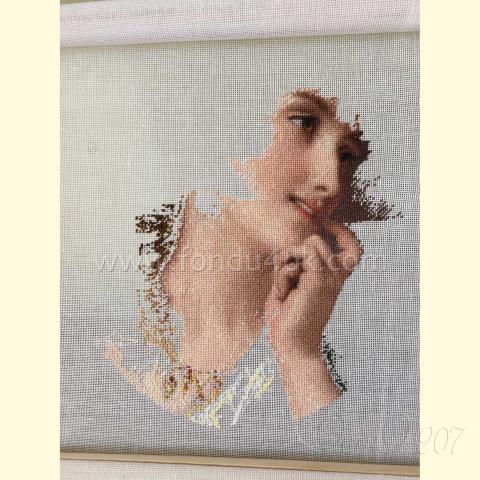 Вышивка  - ткань: cетка 25 ct, техника: петит-поинт <br>Автор вышивки: Лариса (Лорис)