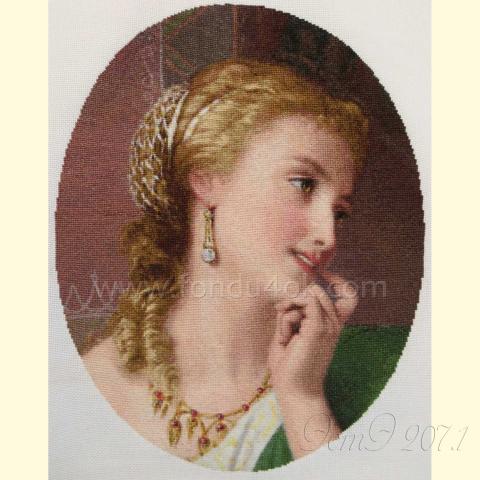 Вышивка  - ткань: Аида 20 ct, техника: крестик в 2 нитки<br>Автор вышивки: Макарова Ирина  (irma)