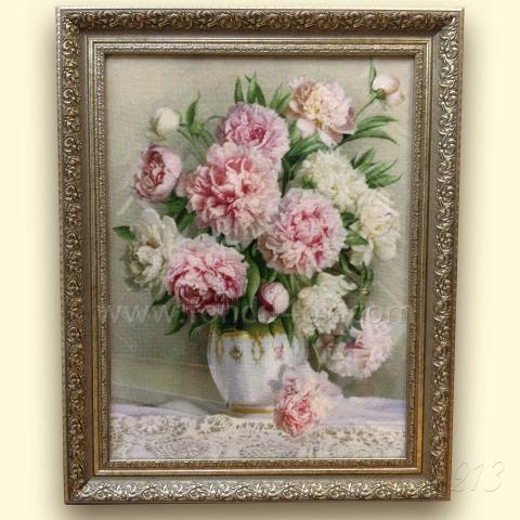 Оформленная вышивка  - ткань: Страмин-Конгресс 24 ct, техника: петит/полукрест <br>Автор вышивки: Наталья Макарова (наталииии)