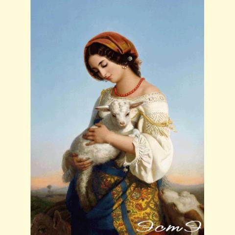 Скрин - компьютерное изображение схемы вышивки