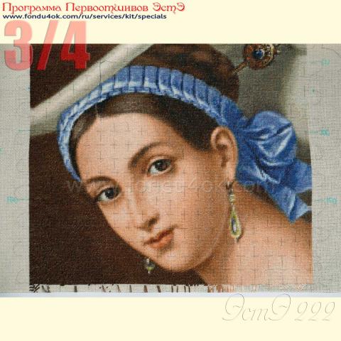 Вышивка  - ткань: Конгресс 24 ct, техника: петит-поинт <br>Автор вышивки: Елена Ветрова (Elena_V)<br>Программа Первоотшивов 2015, приз 3/4 работы