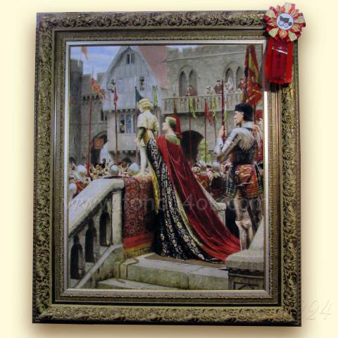 Оформленная вышивка  - ткань: Аида 20 ct, техника: крестик в 2 нитки<br>Автор вышивки: Евгения Логинова (evgecha)<!--:en-->Embroidery - fabric: Aida 20 ct, stitch type: cross<br>Author of the embroidery: Evgenia Loginova (evgecha)