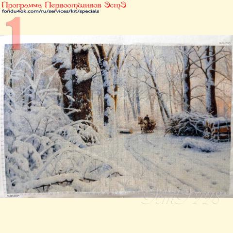 Вышивка  - ткань: Аида 18 ct, техника: крестик в 2 нитки <br>Автор вышивки: Наталья Шакина (NataSha25)<br>Программа Первоотшивов 2025