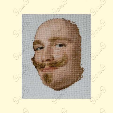 Вышивка  - ткань: Лугана 25 ct, техника: петит-поинт <br>Автор вышивки:  ЭстЭ