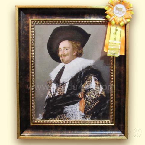 Оформленная вышивка  - ткань: Линда 27 ct, техника: петит-поинт <br>Автор вышивки: Татьяна Борисенко (Палома)