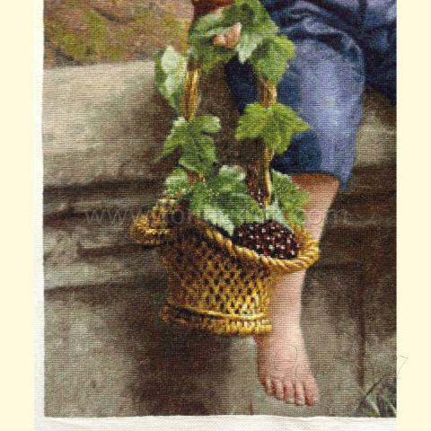 Вышивка  - ткань: Лугана 25 ct, техника: петит-поинт <br>Автор вышивки:  ЭстЭ