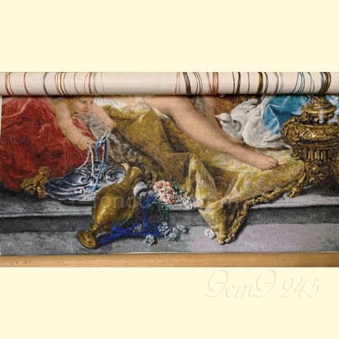 Вышивка  - ткань: Конгресс Страмин 24 ct, , техника: петит/полукрест <br>Автор вышивки: Диана Авербух