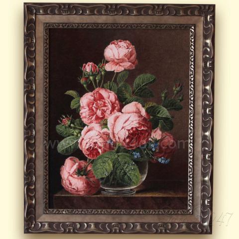 Оформленная вышивка  - ткань: Лугана 25 ct, техника: петит-полукрест <br>Автор вышивки: Злата Кремез (zlataya)