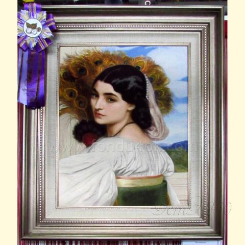 Оформленная вышивка  - ткань: Аида 20, техника: крестик <br>Автор вышивки: Сухоцкая Ольга (ольга1976)