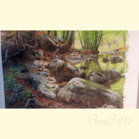 Вышивка  - ткань: Аида 18 ct, техника: крестик в 2 нитки<br>Автор вышивки: Оксана (oksana_davletova)