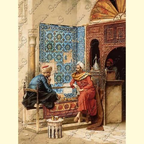 Оригинал схемы - отредактированная репродукция картины